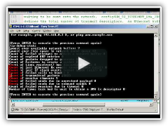 FreeRTOS Ethernet IP stack demonstration video